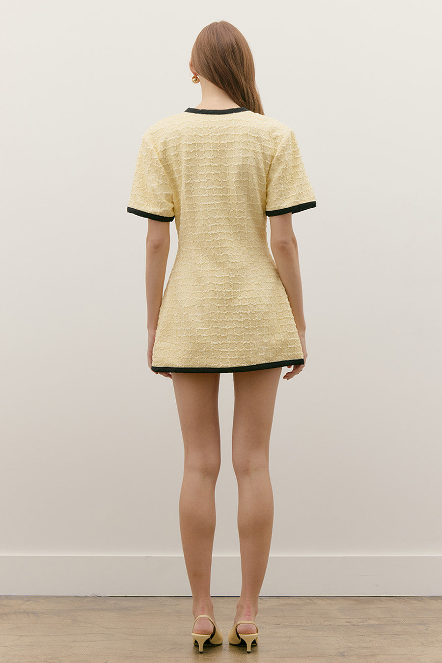 Short sleeves blazer dress